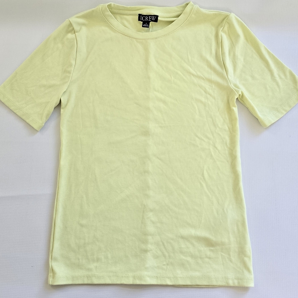 2 for $20 - All Tees | J. Crew | Women's Refined Rib Elbow Sleeve Tee, Size S